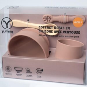 YUMMY CoffreYUMMY Coffret Repas Silicone 4M+ - Blusht