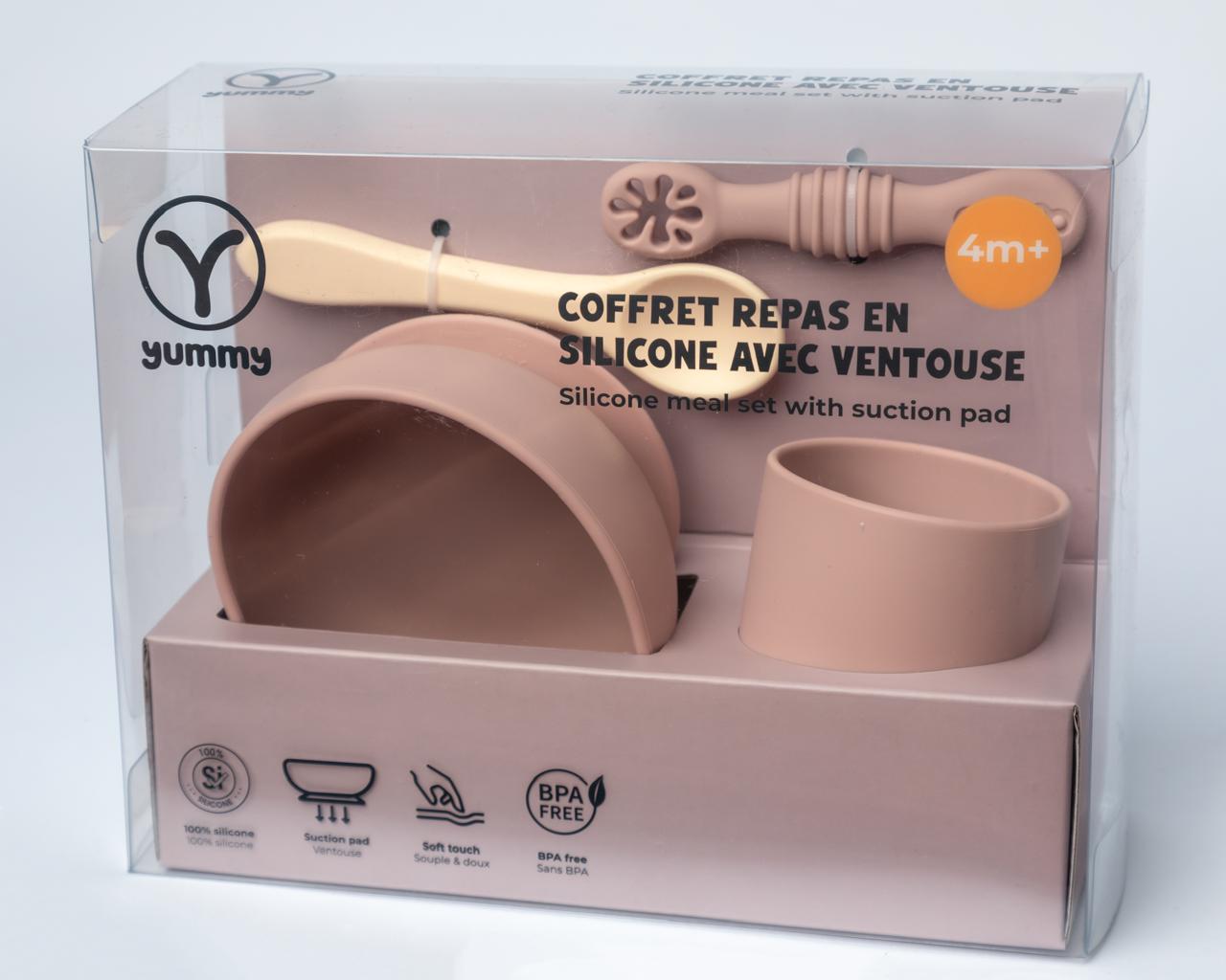 YUMMY CoffreYUMMY Coffret Repas Silicone 4M+ - Blusht
