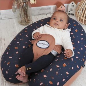 Coussin Multirelax Jersey 3en1 matelassé Fleurs & Cassonade Candide