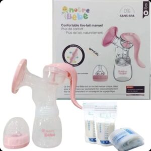 Notre Bébé Tire-lait Manuel Réglable – Rose
