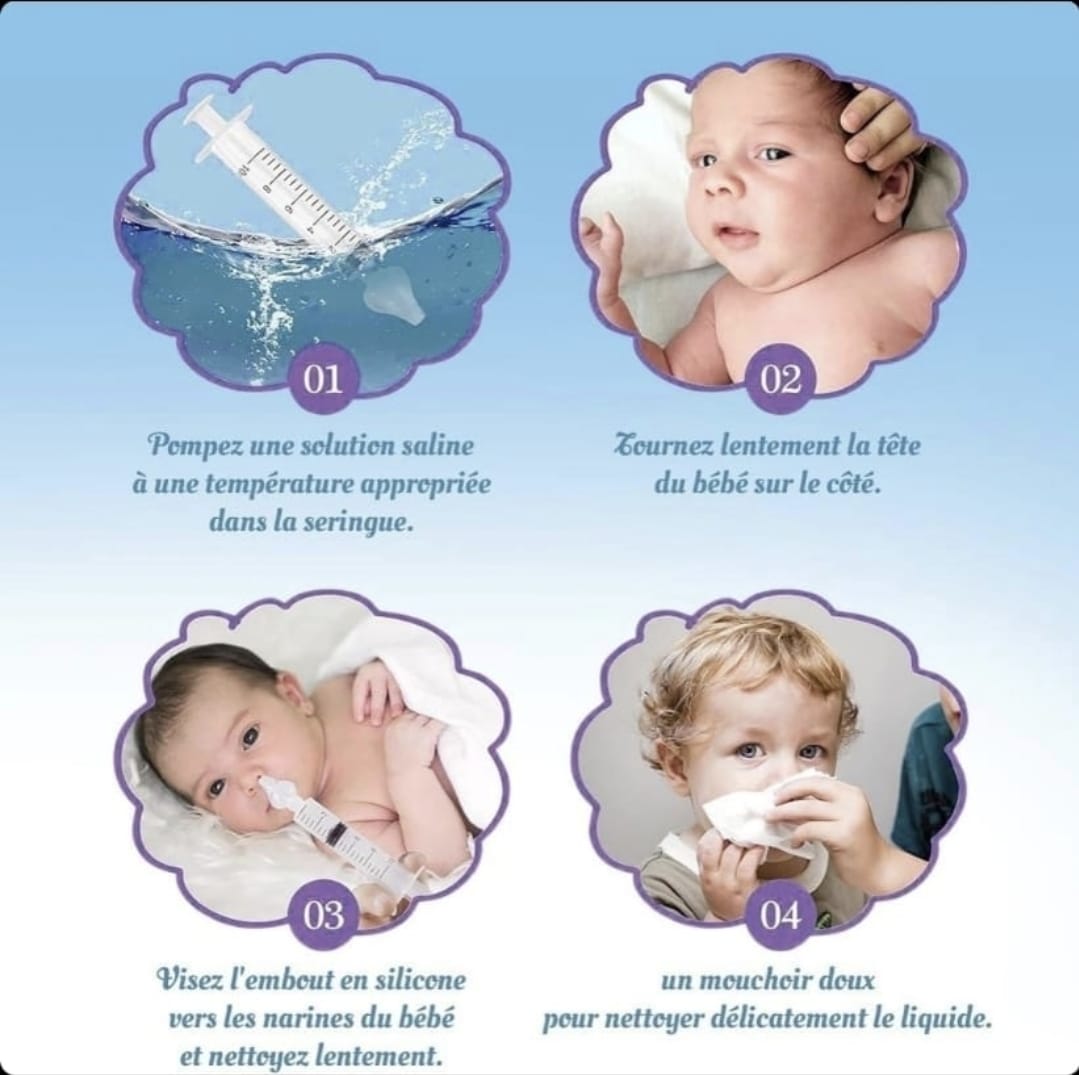 Notre Bébé Pack de 2 Seringues Nasales – Image 2