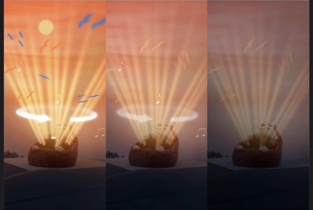 Zazu veilleuse projecteur coucher de soleil henry le hérisson – Image 4