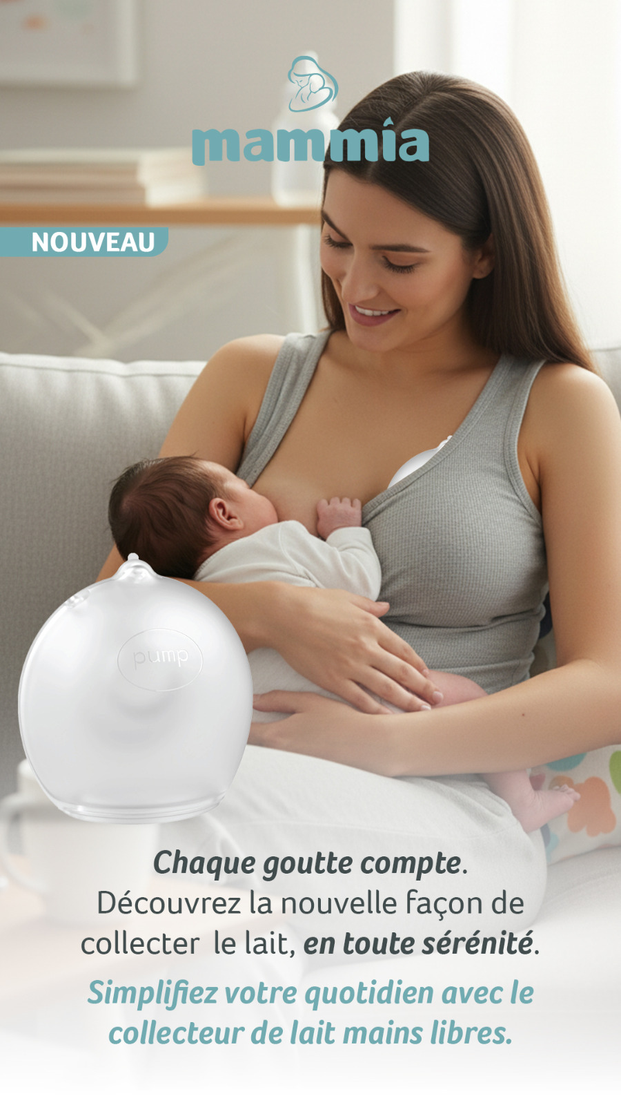 Mammia Collecteur de Lait Maternel Libre