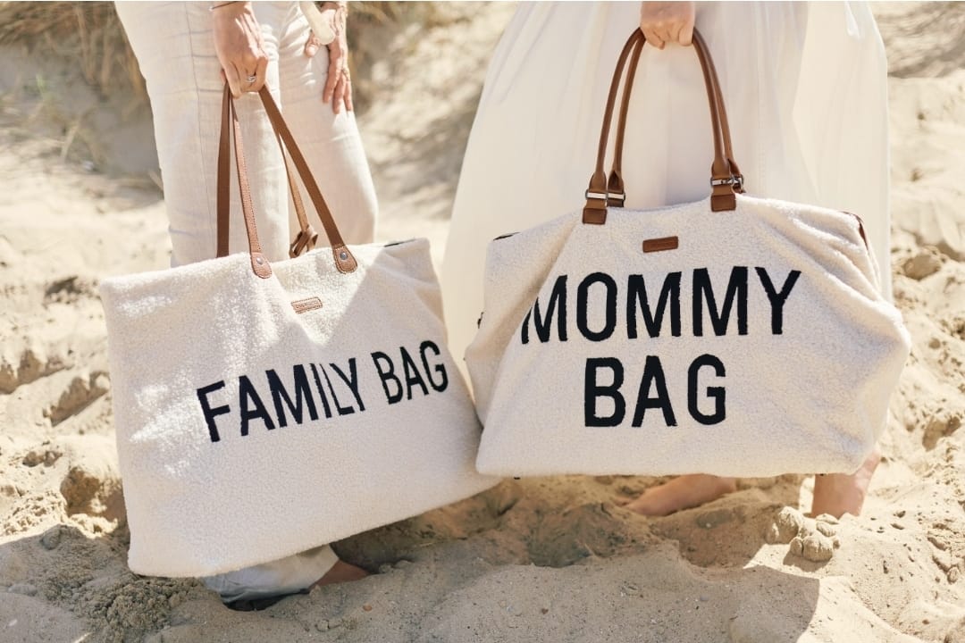 Childhome Mommy Bag Sac A Langer - Teddy Ecru – Image 5