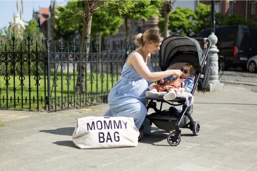 Childhome Mommy Bag Sac A Langer - Teddy Ecru – Image 3