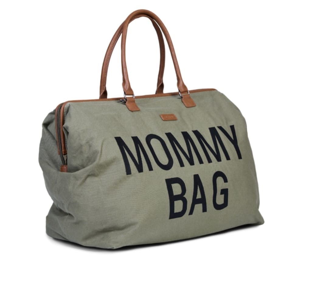Childhome Mommy Bag Sac A Langer - Toile - Kaki – Image 3